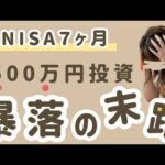 【新NISA】株価暴落…500万円投資していた結果…投資銘柄・投資額・運用状況まるっと大公開！